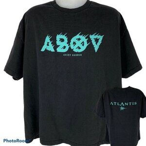 Avery Harden ABOV Atlantis 3XL XXXL T Shirt Rap Hip Hop Black Cotton Graphic Tee